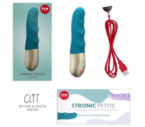 Мини-пульсатор Fun Factory Stronic Petite бирюзовый фото 9