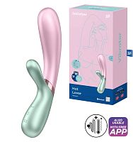 Смарт-вибратор с функцией нагрева Satisfyer Hot Lover мятно-розовый
