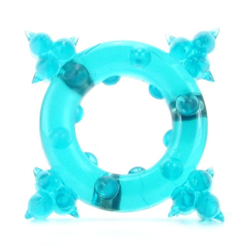 Синее кольцо Nuts & Bolts Cockrings