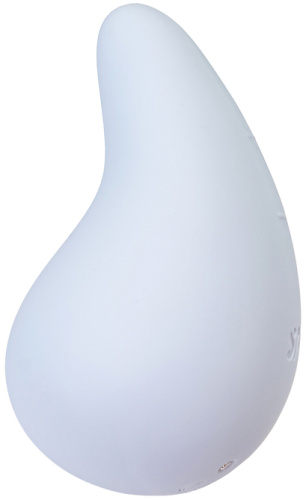 Клиторальный вибростимулятор Satisfyer Dew Drop голубой фото 8