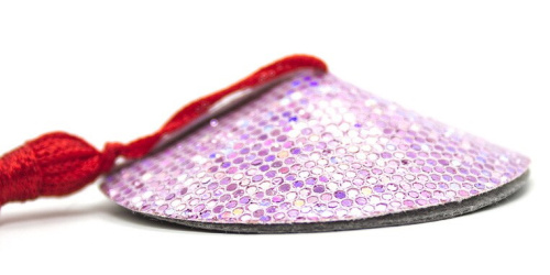 Пэстисы для груди розовые с красными кисточками фото 4