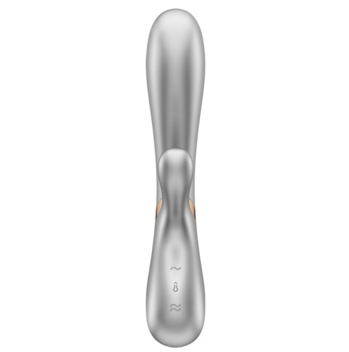 Смарт-вибратор с функцией нагрева Satisfyer Hot Lover серебристый фото 6