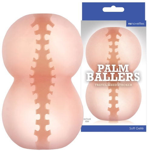 Мастурбатор с уникальным рельефом Palm Ballers Flesh