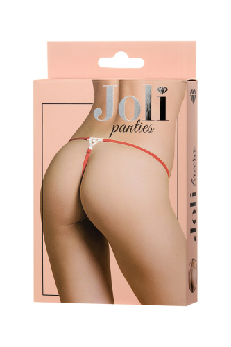 Трусики со стразами Joli Laura красные OS фото 5