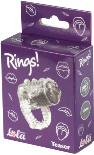 Насадка на язык для оральных ласк Rings Teaser Transparent фото 3