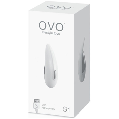 Клиторальный стимулятор Ovo S1 белый фото 2