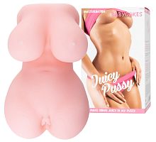 Реалистичный мастурбатор с большой грудью Toyfa Juicy Pussy Babycakes