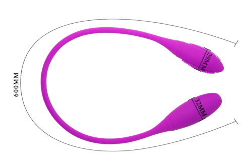 Оригинальный двойной вибростимулятор Pretty Love Snaky фото 7