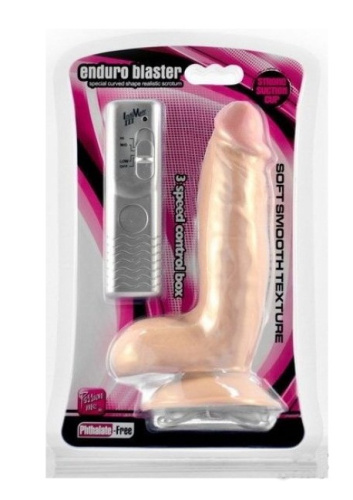 Реалистичный вибратор с мощным мотором на присоске фото 2