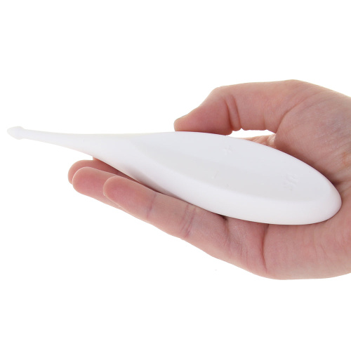 Точечный вибростимулятор Satisfyer Twirling Fun белый фото 2