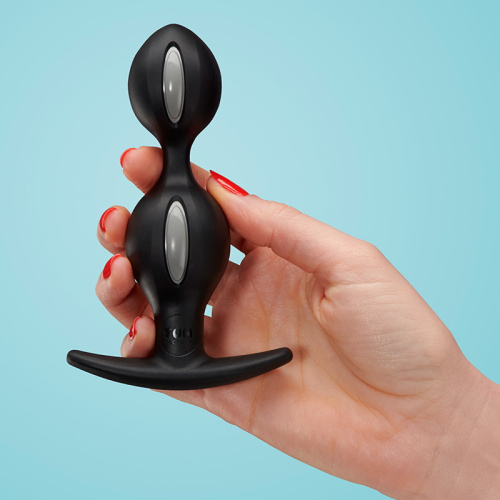 Анальный стимулятор Fun Factory B Balls Duo черно-серый фото 5