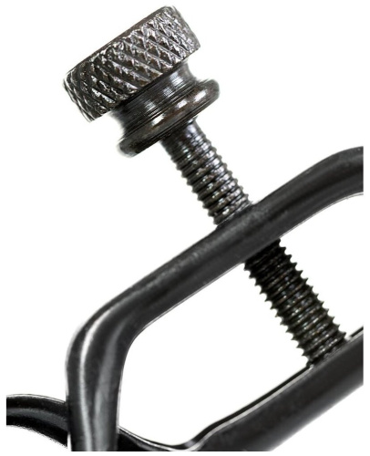 Черные зажимы на соски с бубенчиками фото 4