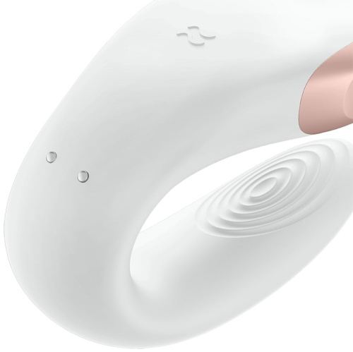 Смарт-стимулятор для пар Satisfyer Double Love белый фото 3