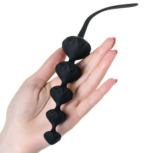 Набор анальных цепочек Satisfyer Love Beads черные фото 8