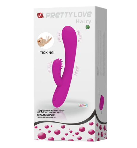 Вибратор с клиторальным стимулятором Pretty Love Harry фото 11