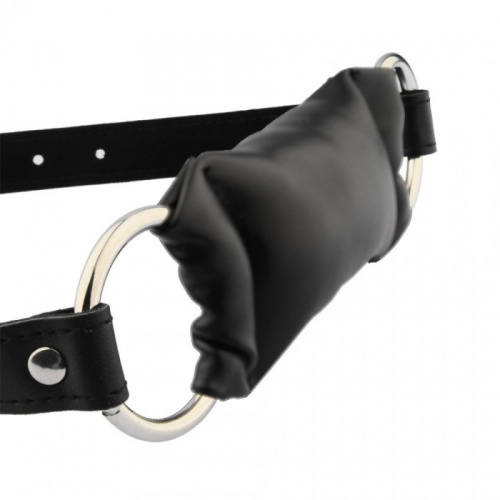 Кляп-трензель черный фото 5