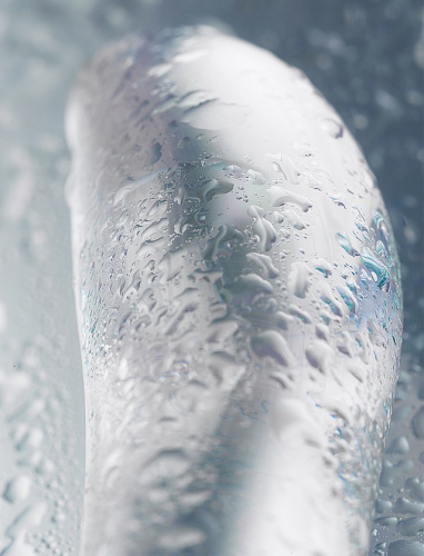 Двусторонний прозрачный фаллос из стекла Sexus Glass 22 см фото 6