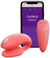 Смарт-вибратор для двоих We-Vibe Chorus коралловый