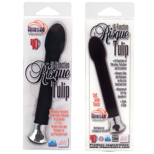Вибратор с memory-чипом Tulip 10 функций черный фото 2