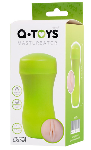 Мастурбатор-вагина в колбе Toyfa A-Toys Crista фото 7