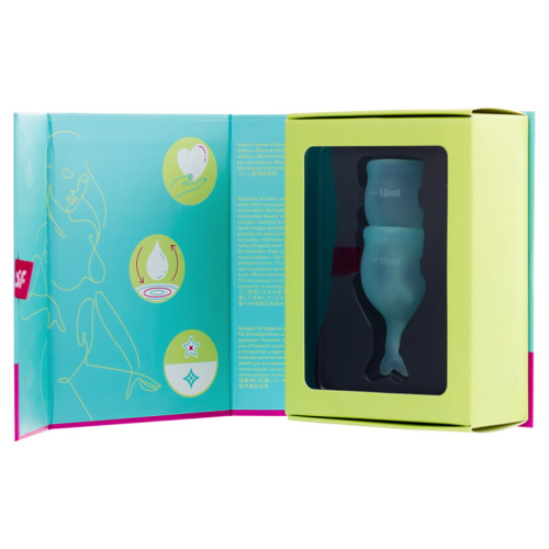 Набор менструальных чаш Satisfyer Feel Secure, зеленый фото 7