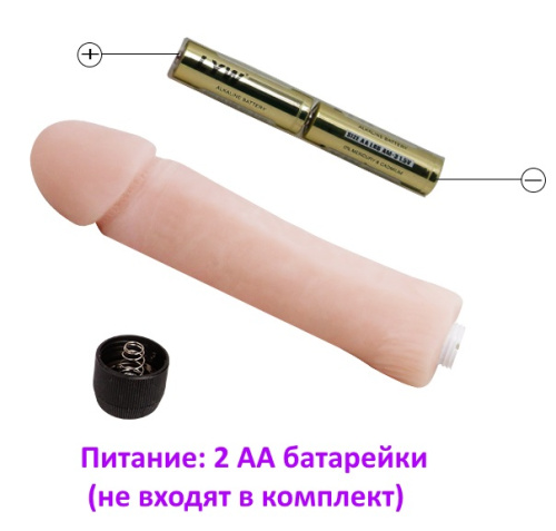 Вибратор с большой головкой Love Companion 25 см фото 4