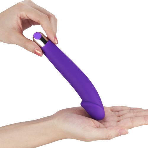 Классический перезаряжаемый вибратор IJoy Silicone Dildo фото 3