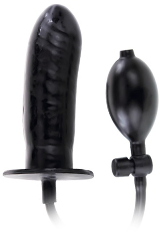 Расширяющийся фаллоимитатор с грушей Bigger Joy 16 см фото 2