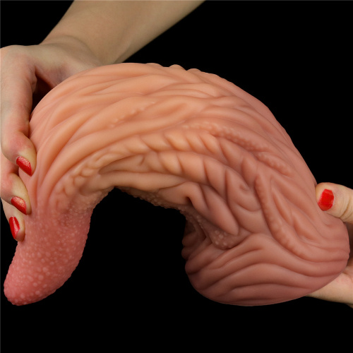 Фаллос-язычок с рельефным стволом Lovetoy Nature Cock Tongue 25 см фото 7