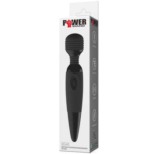 Вибромассажер с мощной вибрацией Pretty Love Power Wand черный фото 9