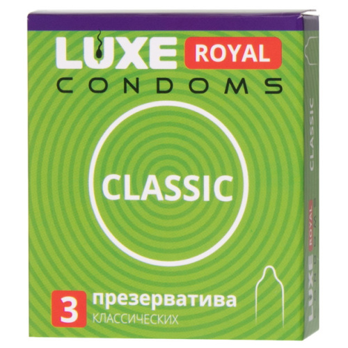 Презервативы Luxe Royal Classic 3 шт фото 2