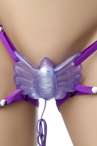 Фиолетовая вибробабочка Sex Butterfly фото 2