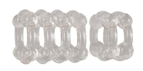 Прозрачные кольца на пенис Looping фото 5