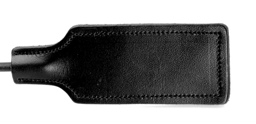 Классический стек из натуральной кожи черного цвета 62 см фото 3