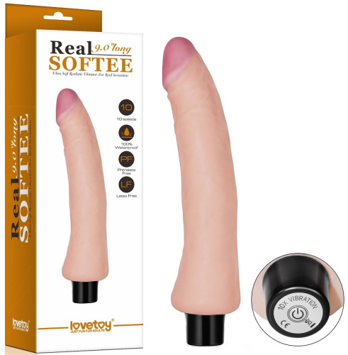 Реалистичный вибратор Real Softee 24 см
