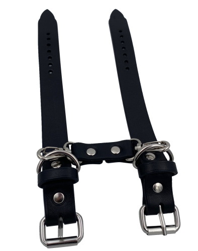 Классические наручники из натуральной кожи фото 2