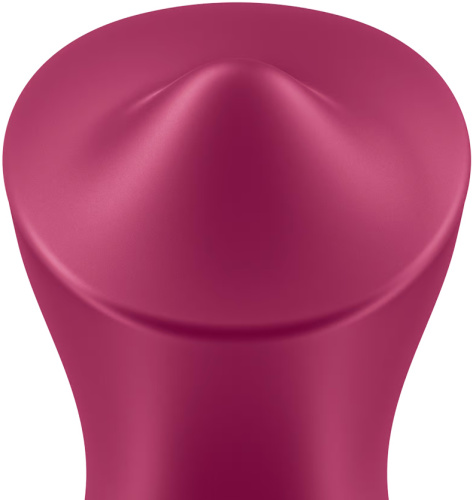 Клиторальный вибромассажер с плавающим стимулятором Satisfyer Exciterrr бордовый фото 7