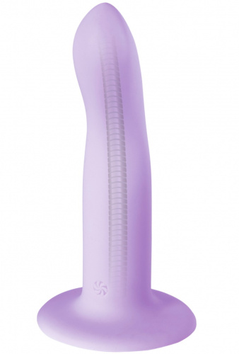 Гнущийся нереалистичный фаллос на присоске Flow Tender 17 см фото 4