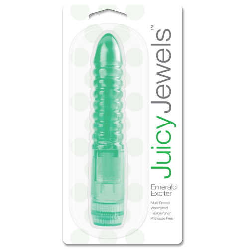Гнущийся вибратор Juicy Jewels-Emerald Exciter фото 3