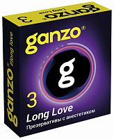 Презервативы Ganzo №3 Long Love с анестетиком