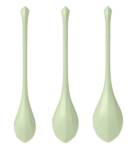 Вагинальные шарики Satisfyer Yoni Power 2 салатовые фото 2