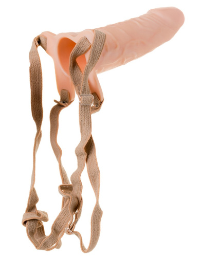 Реалистичный фаллопротез пустотелый 15 см фото 5