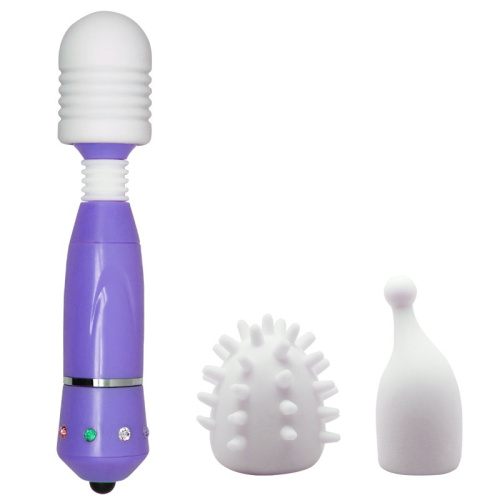 Массажёр Mini Rock с 2 насадками в комплекте фото 2