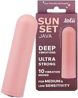 Перезаряжаемая вибропуля Java Sunset Pink