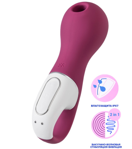 Вакуумно-волновой стимулятор клитора с вибрацией Satisfyer Lucky Libra фото 2