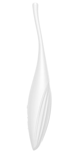Точечный смарт-стимулятор с вибрацией Satisfyer Twirling Joy белый фото 3