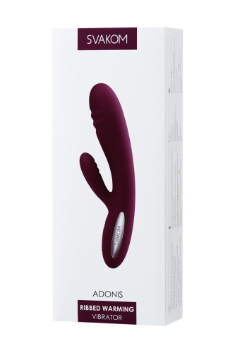 Вибратор с интеллектуальным режимом и функцией нагрева Svakom Adonis фото 8
