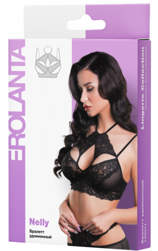 Удлиненный бралетт Erolanta Nelly с соблазнительным кружевом 50-52 фото 9