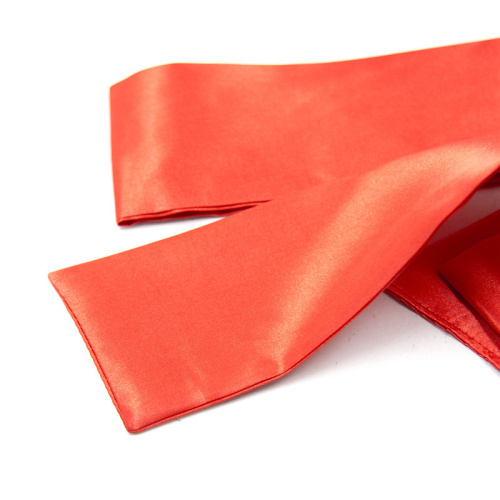 Красная сатиновая лента для связывания фото 6