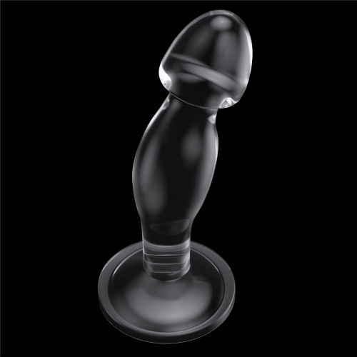 Прозрачная анальная втулка Lovetoy Flawless Clear Prostate Plug 17 см фото 4